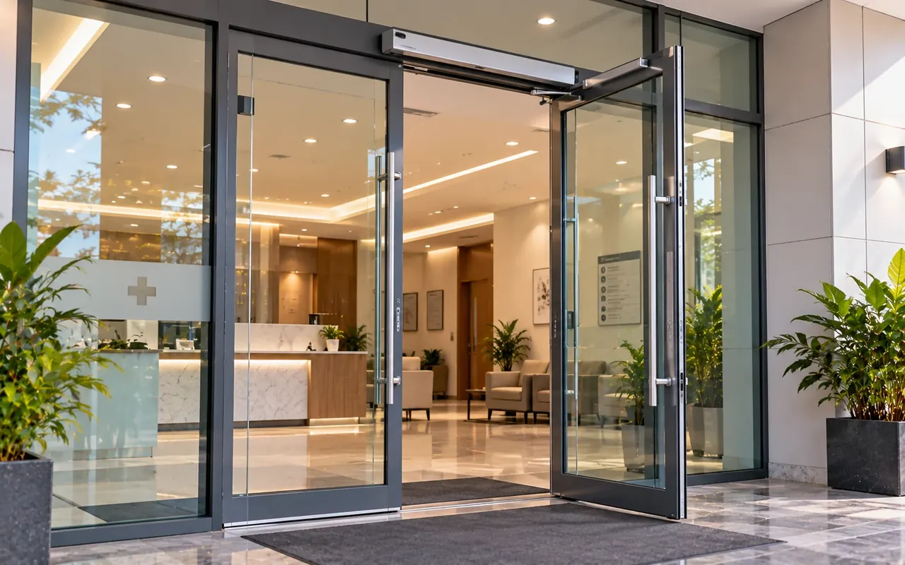 Glass Swing Door Automation