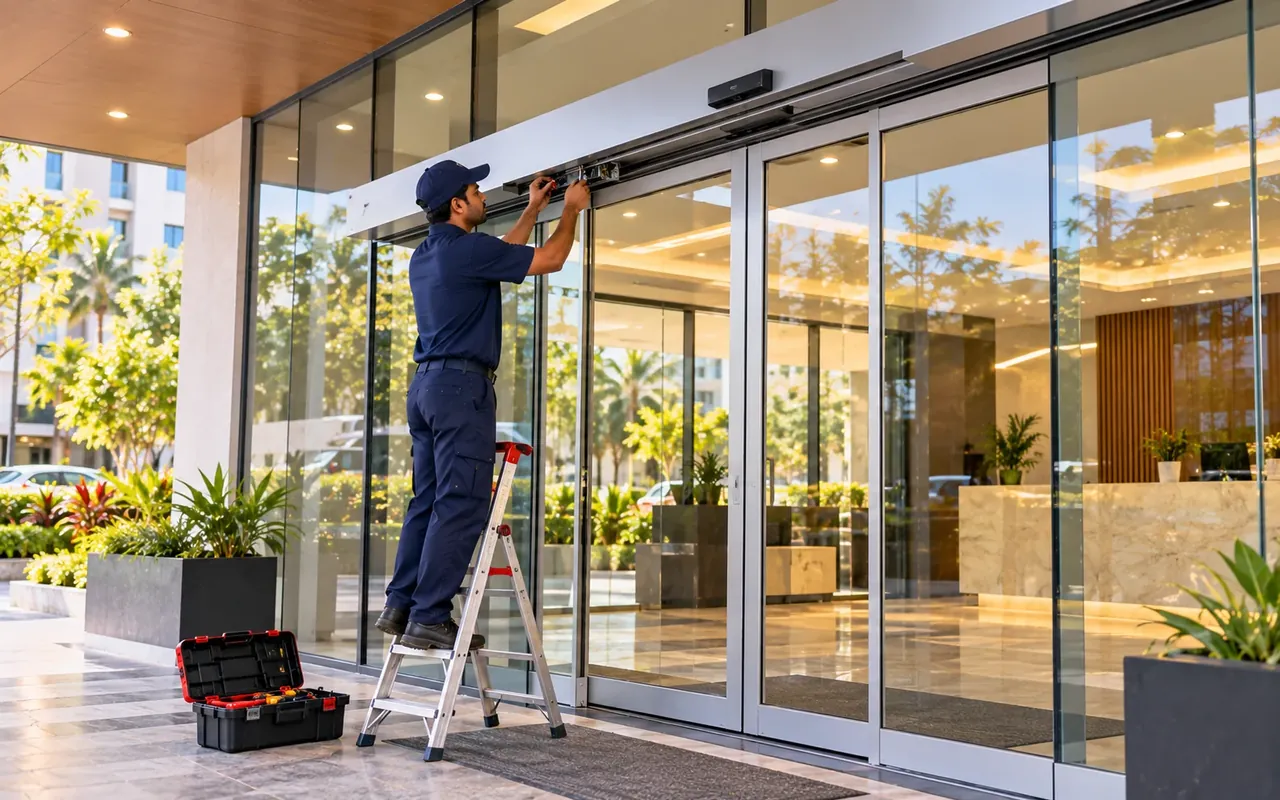 Automatic glass doors repair in Hyderabad